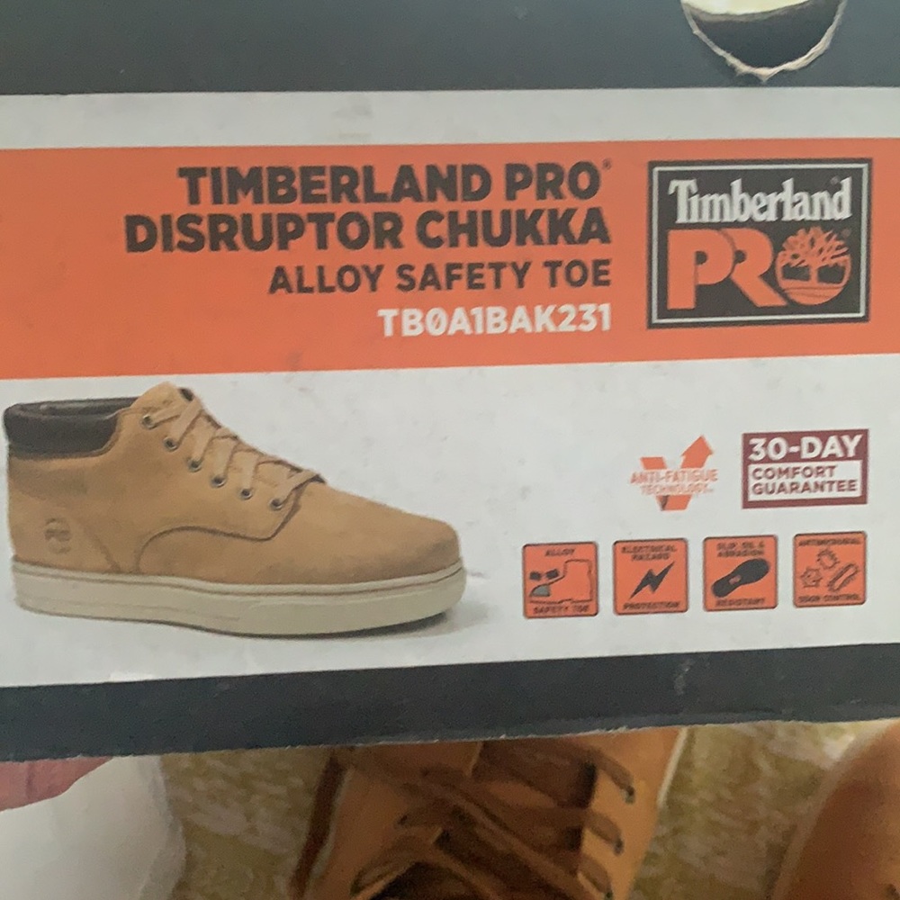 Like new men’s Timberland pro chukka - Picture 7 of 8